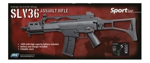 Imagen 2 de 2 de Slv36 G36 Marcadora Completa Asg Airsoft Aventureros