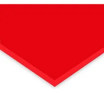 Comprar Lamina Pvc Expandido In) Color Rojo