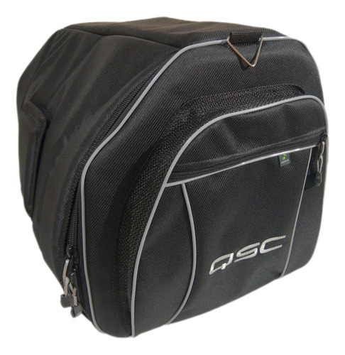 Bag Case P/caixa De Som Qsc K12 Acolchoado Super Luxo Prata 