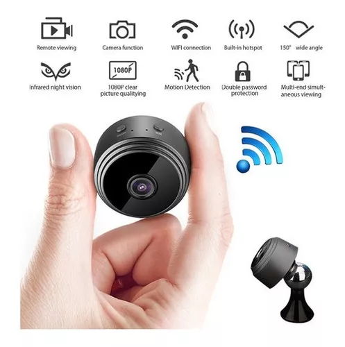 Mini Camara Espia Seguridad Wifi Vision Nocturna Sensor de Movimiento