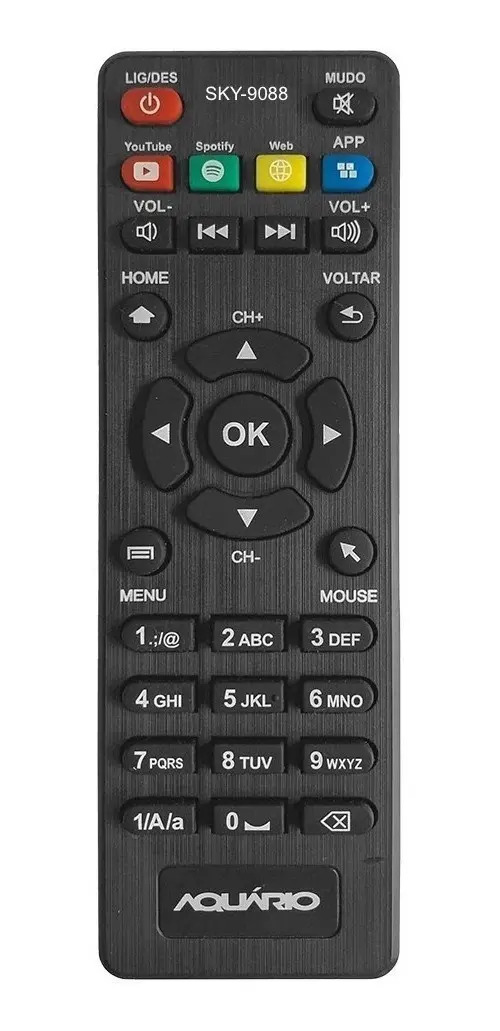 Controle Compatível V1 Aquário Para Smart Aquario Stv-2000