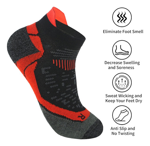 Bauvale - Calcetines De Compresión Para Hombre, Antiolor, De