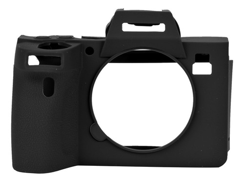 Funda Protectora De Cámara Negra Negra De Silicona Digital