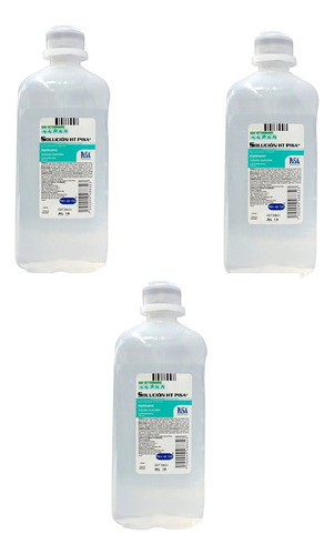 Kit De 3 Solución Ht * Hartmann * Pisa 1000ml