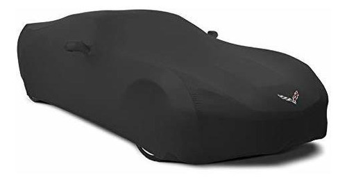 Funda Para Auto - Moda Stretch Black Indoor Car Cover For C7