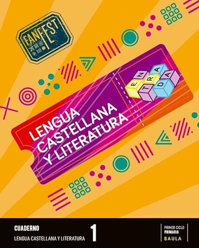 Cuaderno Lengua Castellana 1r Primaria Espiral Fanfest Catal