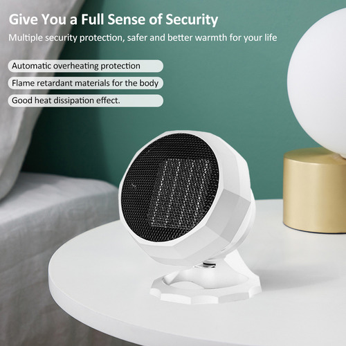 Ventilador De Aire Caliente, Pequeño, Mini Calentador De Cer