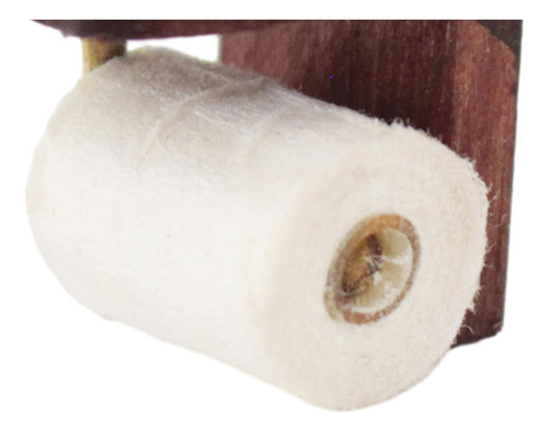3 X 1/12 Porta Papel Higiênico Casa De Bonecas Modelo Em