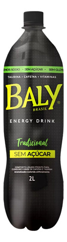 Energético Baly - Zero Açúcar Garrafa 2l - 3 Unidades Gamer