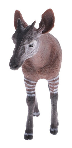 Figura Realista De Okapi, Modelo De Animal Salvaje, Para Niñ