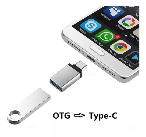 Adaptador USB C a USB 3.0, cable OTG tipo C dorado USB C macho a USB A  hembra compatible con Nexus 5X 6P LG G5 HTC M10 Sansumg Xiaomi Huawei  Andriod
