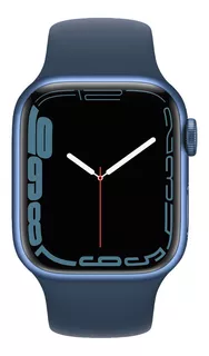 Apple Watch Series 7 Gps 41mm Blue Alumiun Case With Abyss B