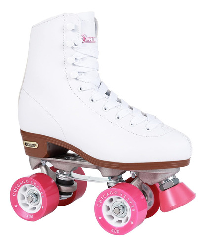 Patines  Women's Classic Roller Skates - Premium White Q Ptn