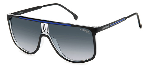 Óculos De Sol Carrera 1056s D51 6108 Preto Masculino Cor da lente Azul Desenho Liso