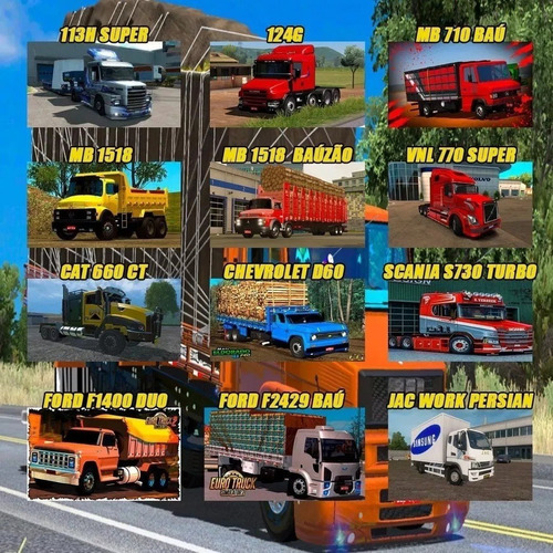 Jogo Euro Truck Simulator 2 Brasil Total 2020 Envio Imediato