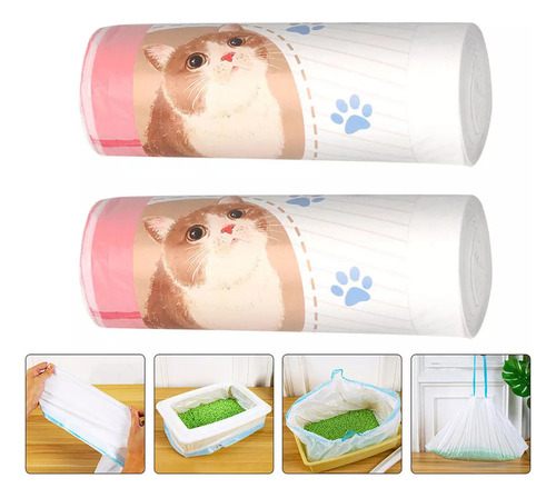 Bolsas De Basura Para Gatos, Bolsa De Limpieza Automática