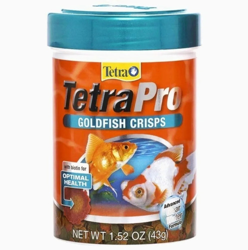 Tetra Pro Goldfish Crisps 43 Gr Alimento Peces Agua Fria