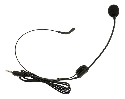 Micrófono Con Gancho Para La Oreja Ángulo Recto De 3.5 Mm