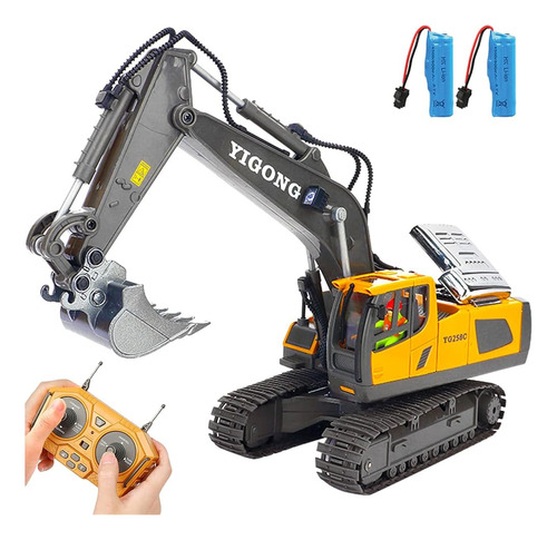 Mocethoa Excavadora De Control Remoto 11 Canales Rc Excavado