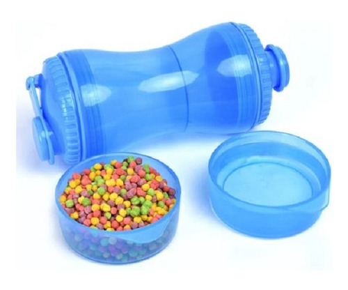 Recipiente De Plástico Portátil Para Comida Y Agua