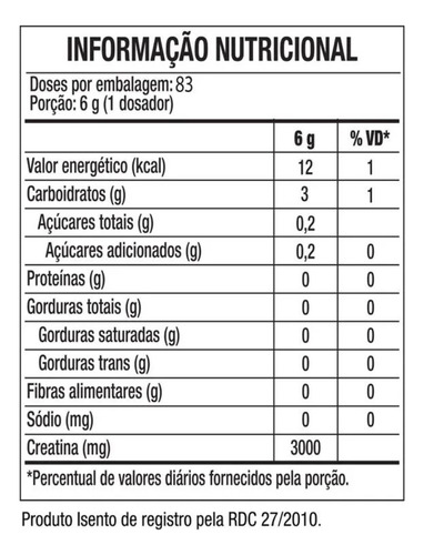 Black Skull Creatine Turbo Creatina Turbo Sachê 500g