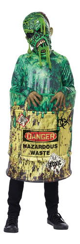 Disfraz De Residuos Peligrosos Para Niños Estándar