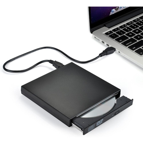 Imagen 1 de 6 de Externo Usb 2.0 Quemador De Cd Dvd Rw Quemador Lector Reprod