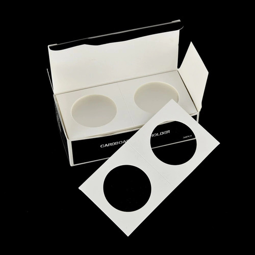Caja De 50 Unidades Cartón, Funda Para Monedas De 31.5 Mm.