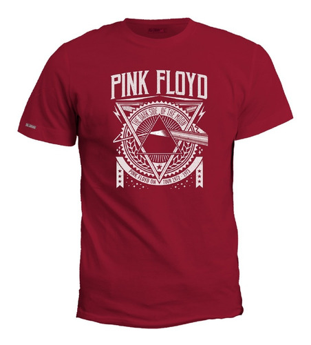  Camiseta Pink Floyd Rock Metal Logo Eco