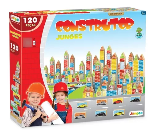 Brinquedo Bebê Peças Montar Blocos Montar Grande 120 Peças