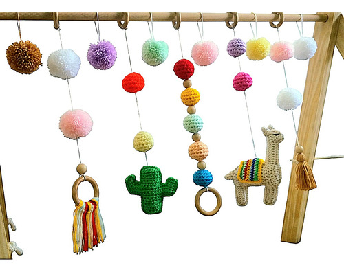 Gimnasio Para Bebe Montessori Madera Crecimiento + Envio