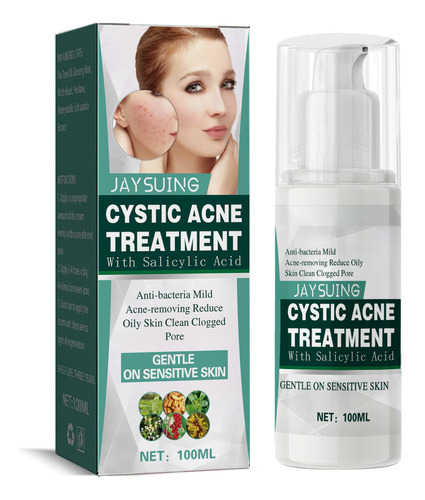 B Cystic, Salicílico Para Rostro, Avanzado Para Rostro, Natu