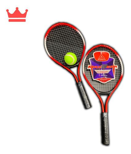 Raquetas Tennis Par Squash Pelota Estuche Padel Aprendizaje