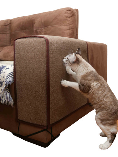 Arranhador E Protetor De Sofá Para Gatos Luxo - 2 Lados