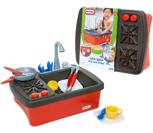 Little Tikes Splish Splash - Juguete De Cocina Con Accesorio