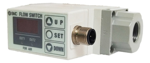 Sensor Flujo Aire 20-200 L/min 3/8 2 Npn Pf2a721-n03-27 Smc