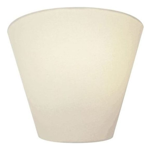 Arandela Retro Cone Md-2001 Cupula Tecido 25/26x13cm Branco