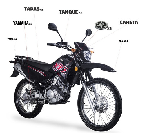 Calcomanias Yamaha Xtz 125 - Kit Completo -