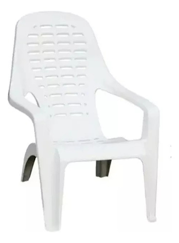 Sillon Voss Beach - Blanco - Plastico Reforzado