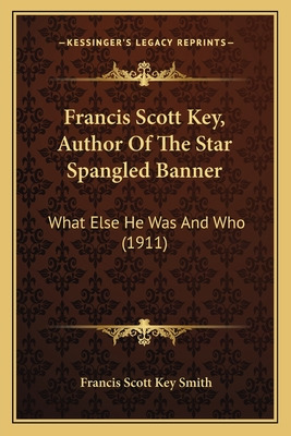 Libro Francis Scott Key, Author Of The Star Spangled Bann...