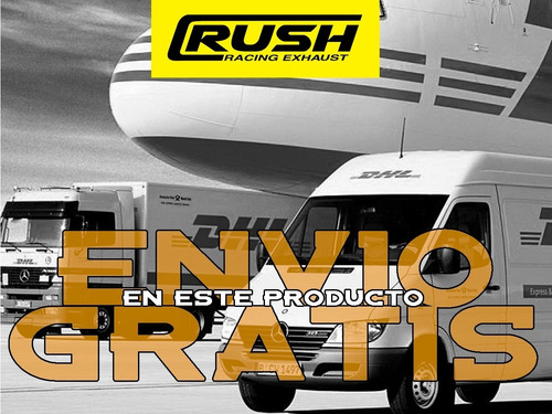 Imagen 3 de 3 de Colilla Punta De Escape Rush Fibra De Carbono 100% Real 4