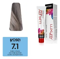 Comprar Tintura Iyosei Luxury Colors Coloracion Cabello X Unidad 60g Tono 7.1 Rubio Ceniza