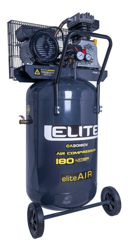 Imagen 1 de 8 de Compresor De Aire De Polea 3.0 Hp 180 Litros 130 Psi