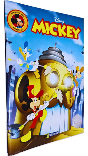 Quadrinhos Hq Gibi Graphic Novel Formatinho 13,50x19 Cm Lombada Com Grampos Mickey Nº 56 Culturama, De Equipe Editorial., Vol. 56. Editorial Culturama, Capa Mole, Edição 1 Em Português, 2023