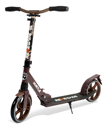 Monopatín Plegable Para Adolescentes Con Manubrio Ajustable
