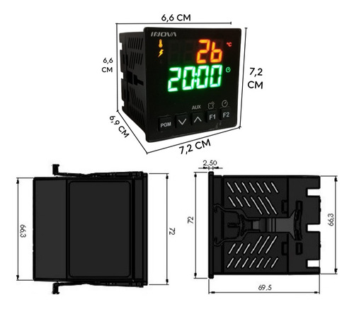Kit Controlador Yb1-11-j-h-f + Chicote Subst. Inv-20015/j