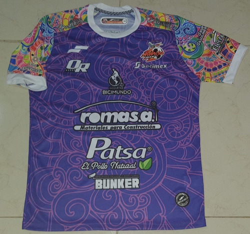 Alebrijes Oaxaca Jersey Usado Jugador Liga Ascenso Mx Morada