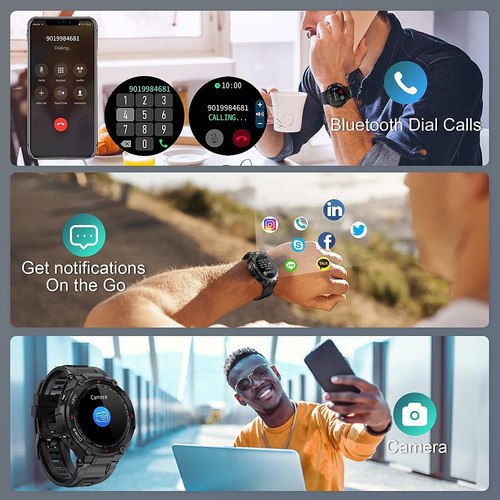 Reloj Inteligente Táctico Smart Watch Para Iphones Android .