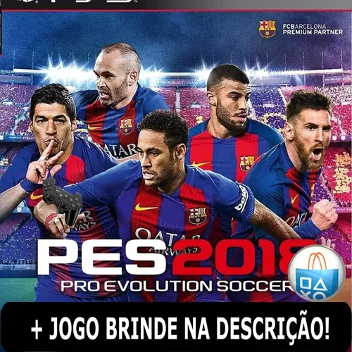 PES 2018 PT-BR Pro Evolution Soccer 18 FUTEBOL Jogos Ps3 PSN