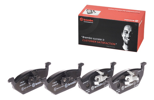 Balatas Bajos Metales Del Crossfox 07 Al 09 Brembo